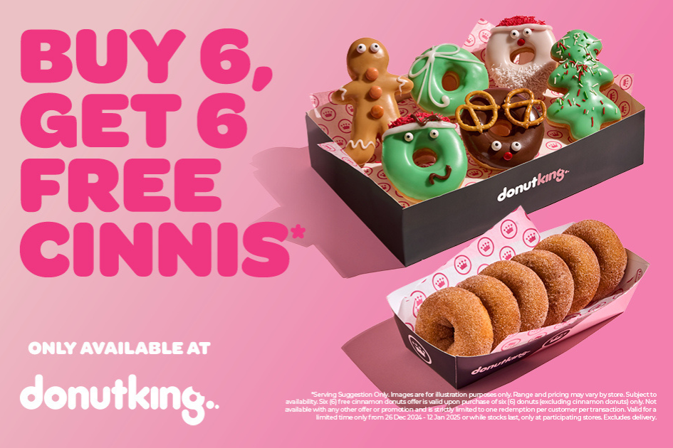 Buy Any 6 Donuts, Get 6 Free Cinnis