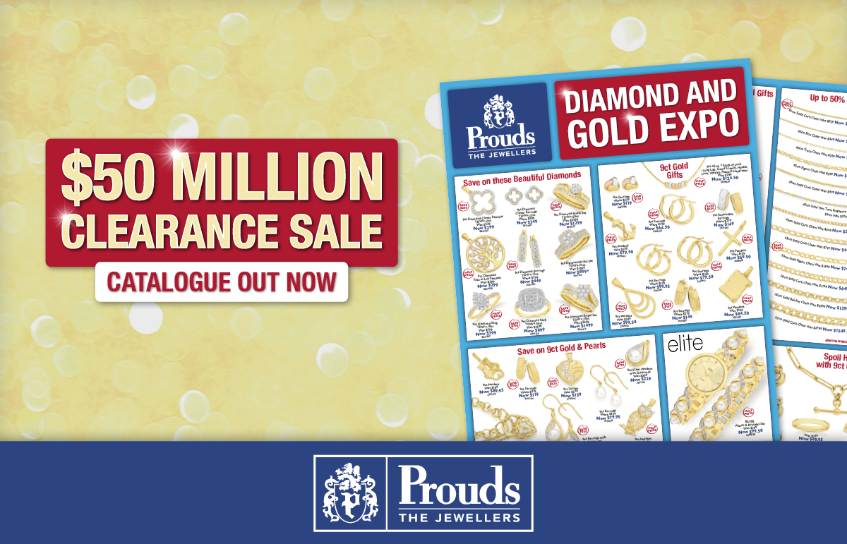 Prouds Diamond & Gold Expo catalogue