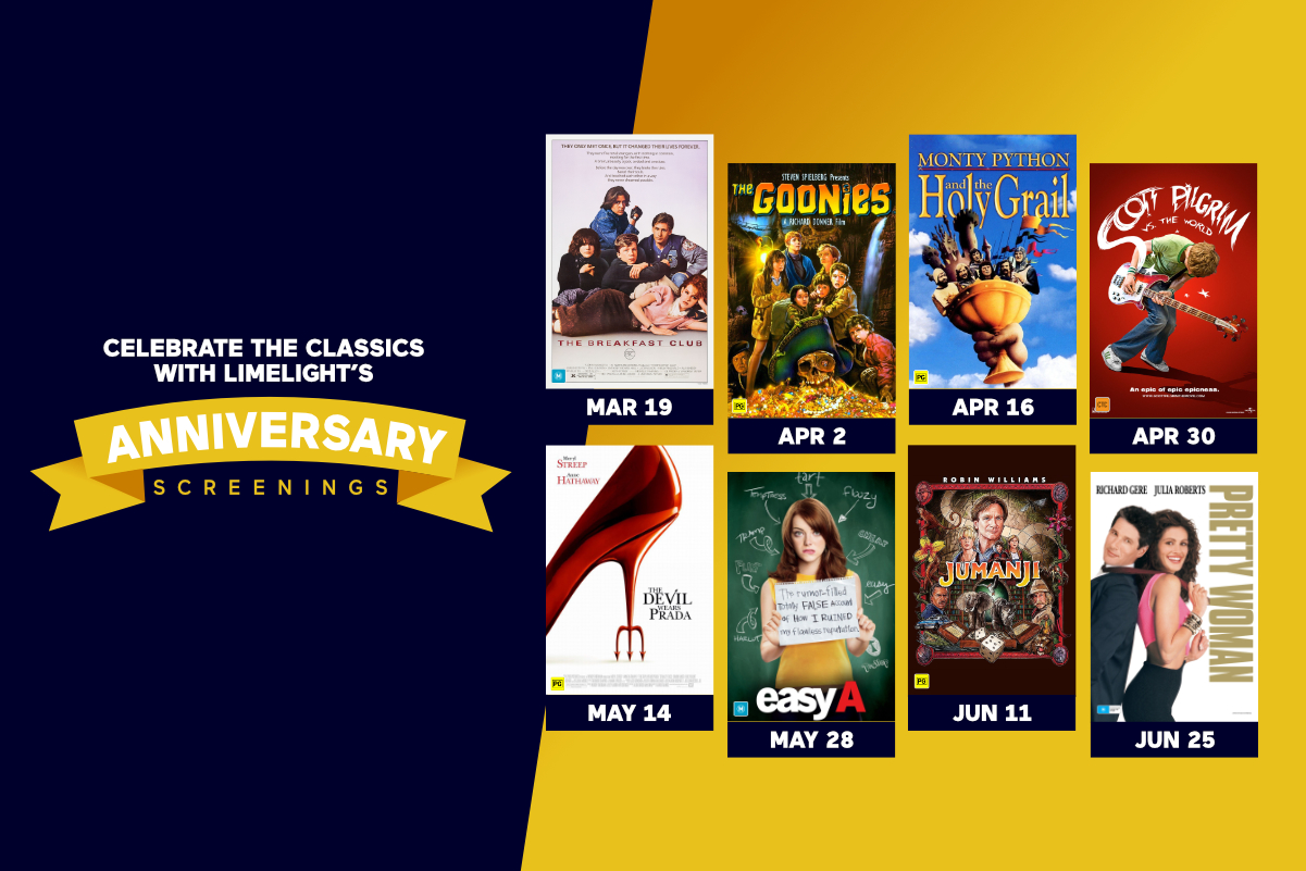 Celebrate the classics with Limelight’s Anniversary Screenings!